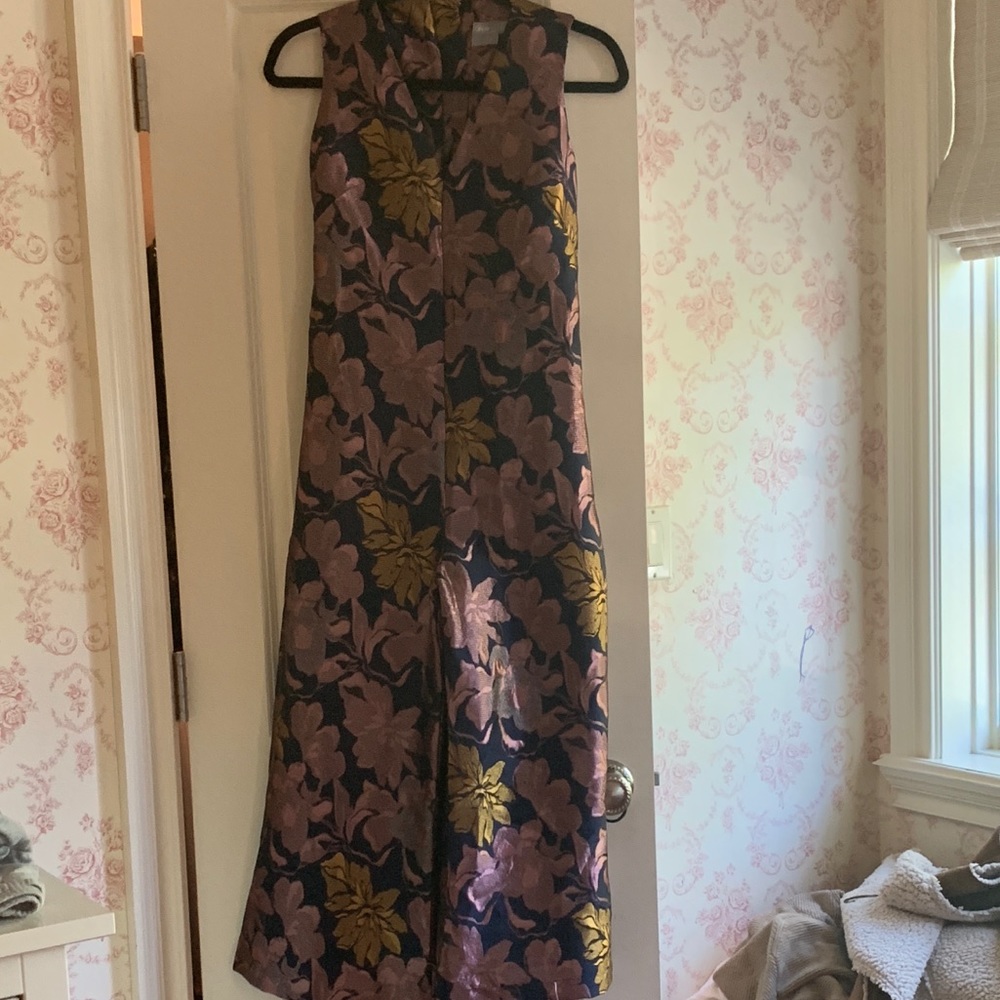 Wide leg culotte jumpsuit